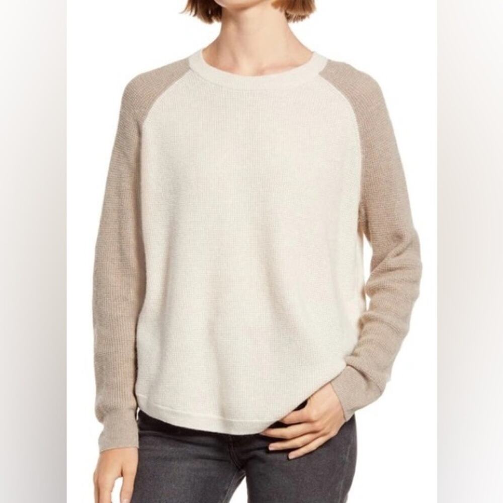Madewell Jane Waffle Stitch Sweater Sz XS